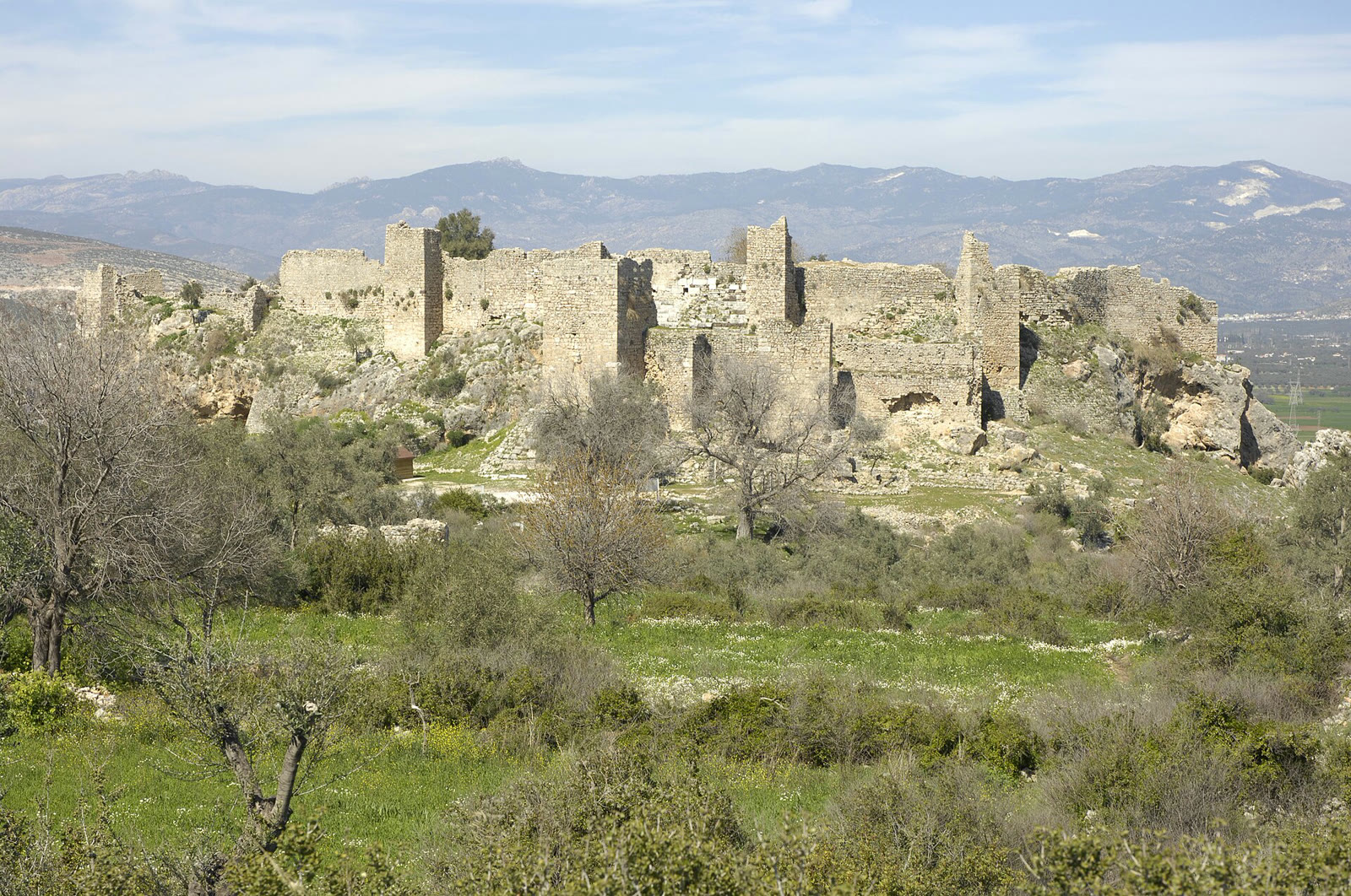 Menteşe-era ruins in the ancient city of Beçin (file photo)