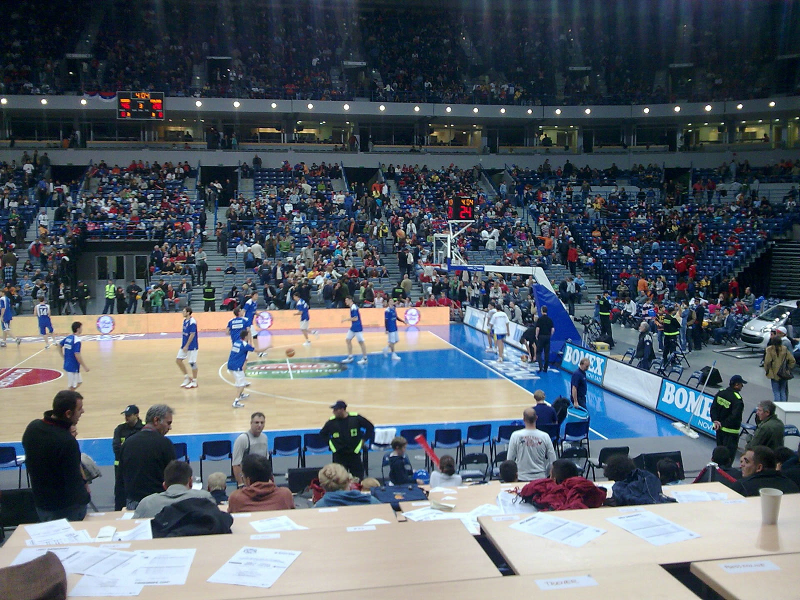 Belgrad'da bir basketbol salonu (arşiv)