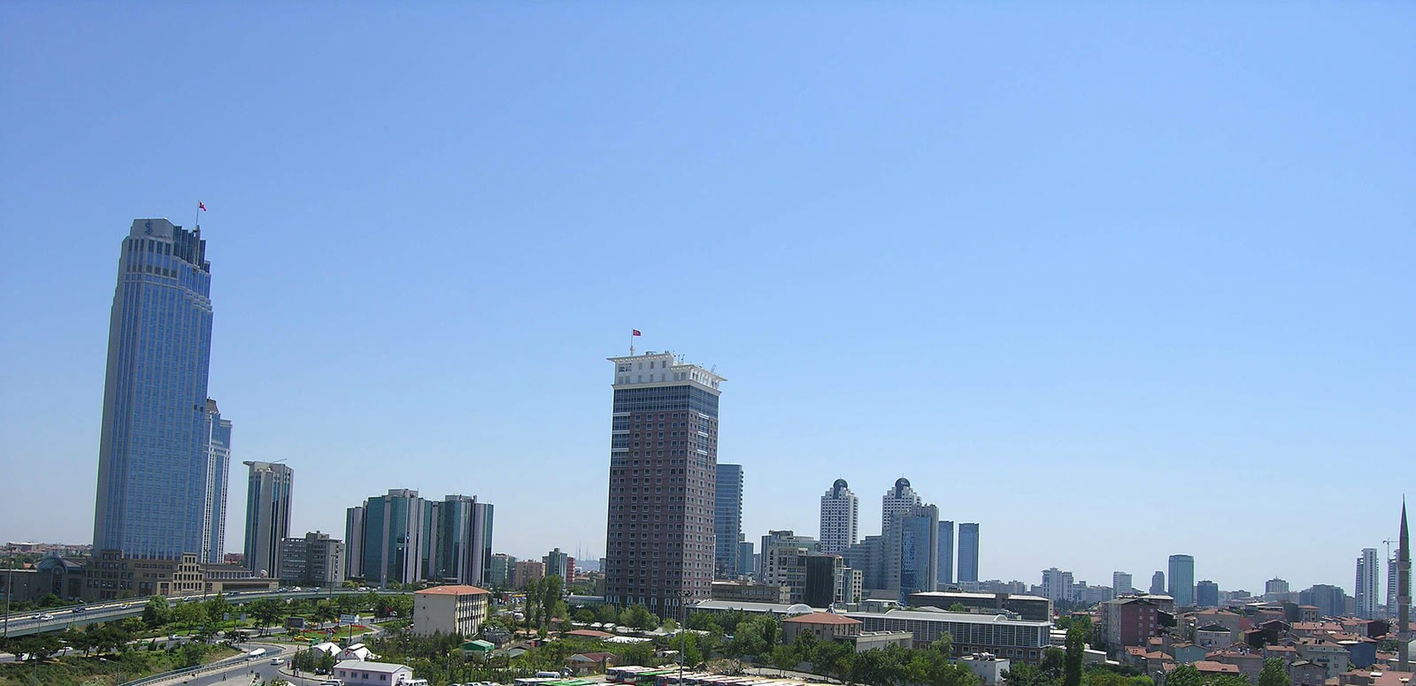 İstanbul Levent iş merkezi (arşiv)