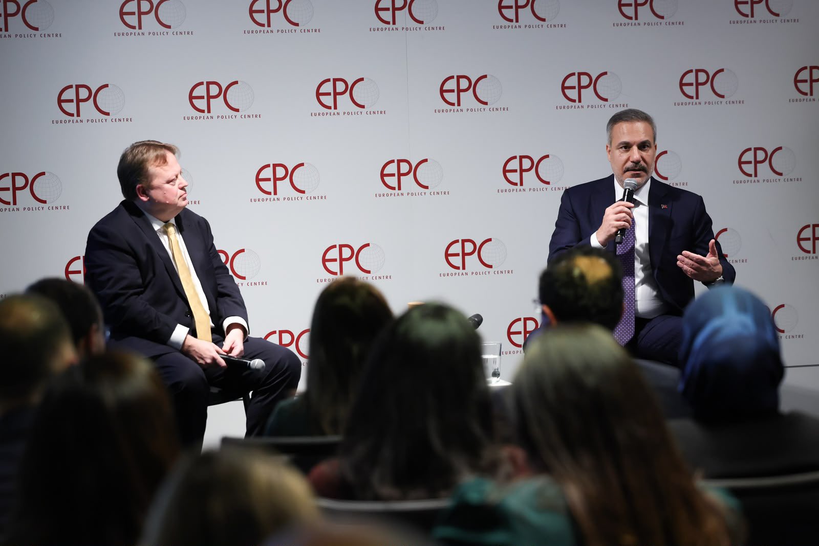 Fidan at the European Policy Centre event
