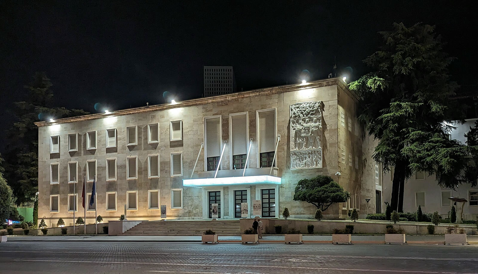 The prime minister’s office in Tirana (file photo)
