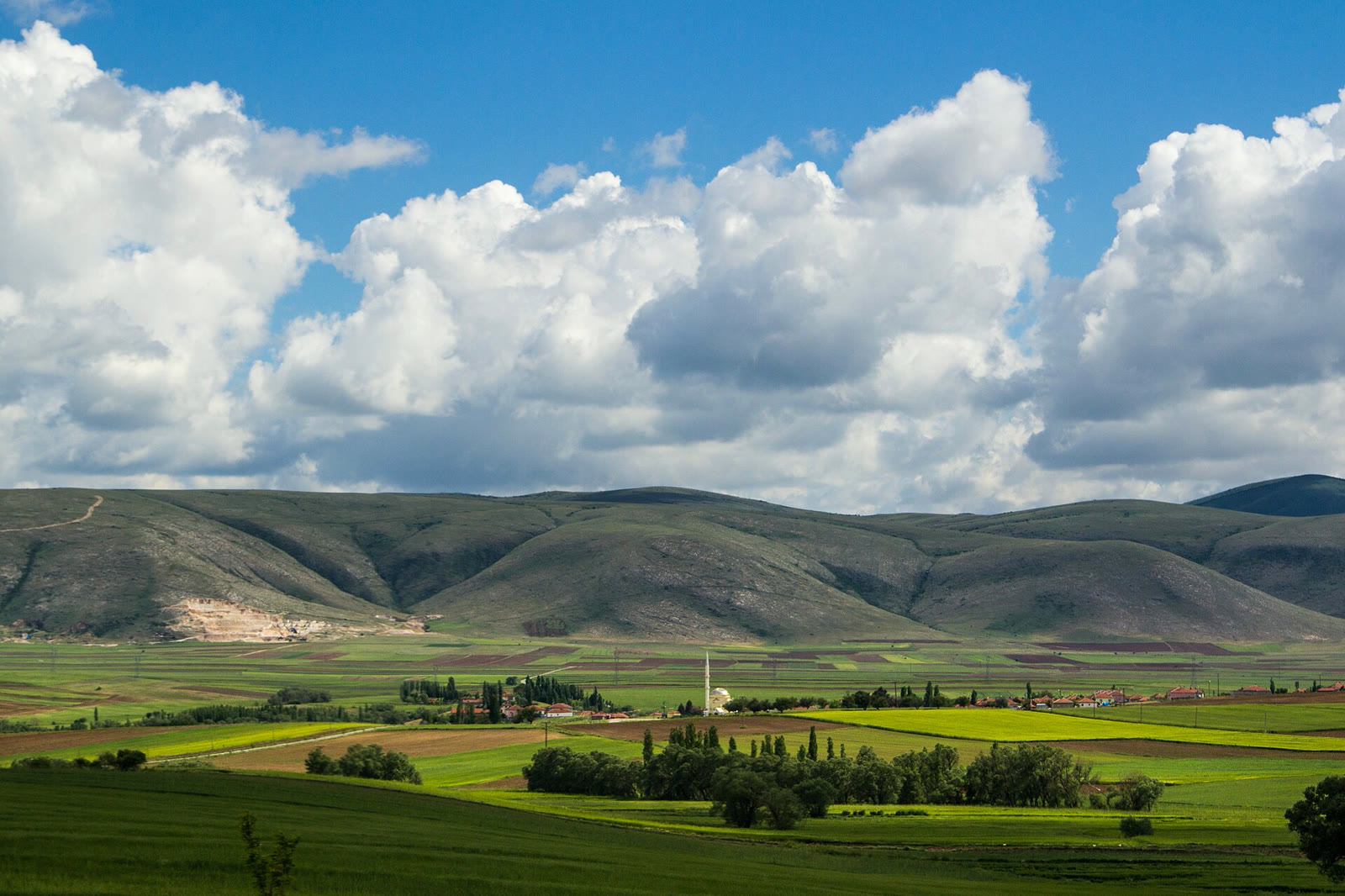 Kırşehir'in Akpınar ilçesinden bir görünüm (arşiv)