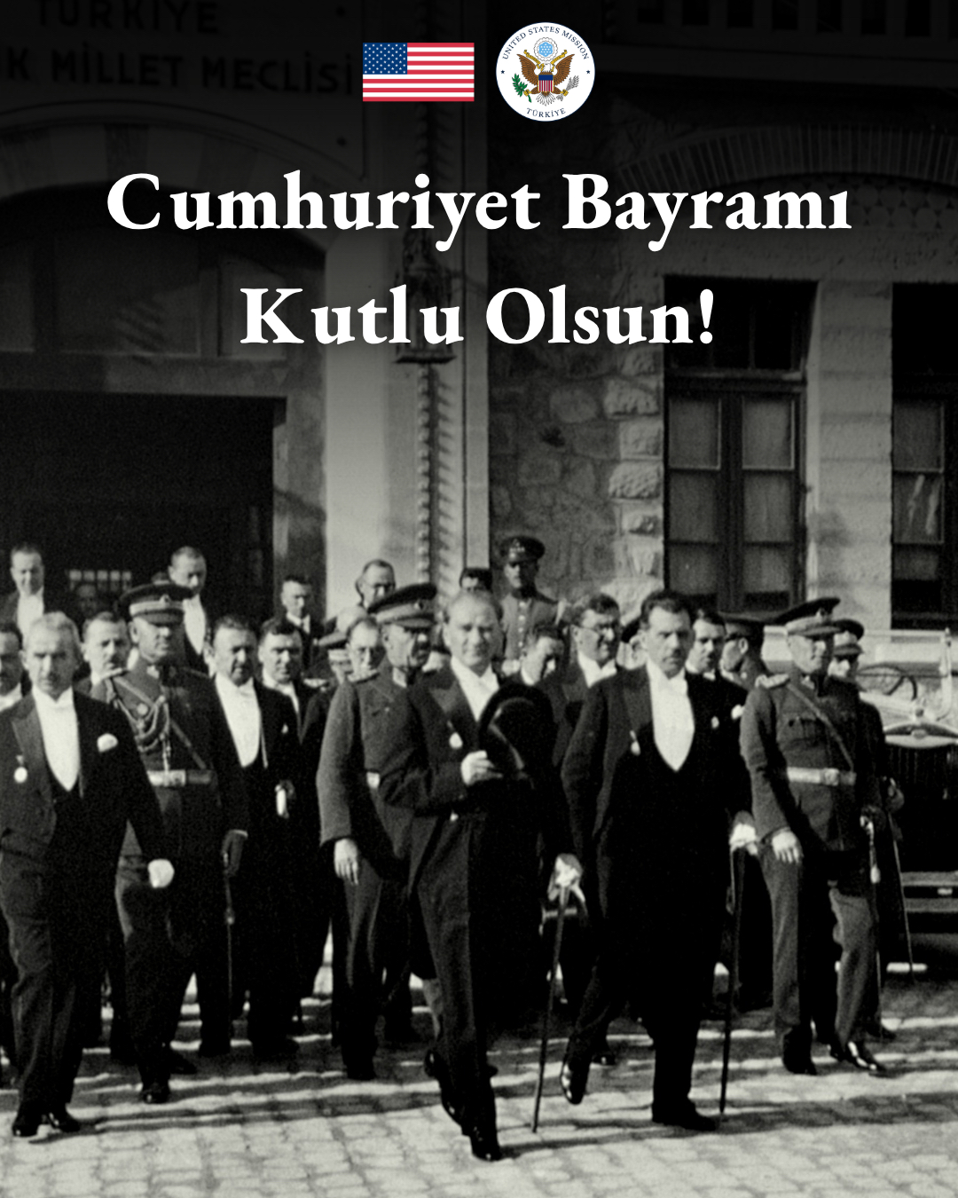ABD'nin Ankara Büyükelçiliği'nin Cumhuriyet Bayramı mesajı