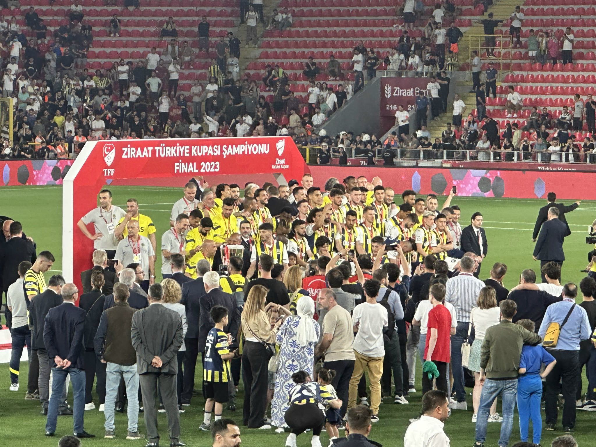 Ziraat Türkiye Kupası finalinden bir kare (arşiv)