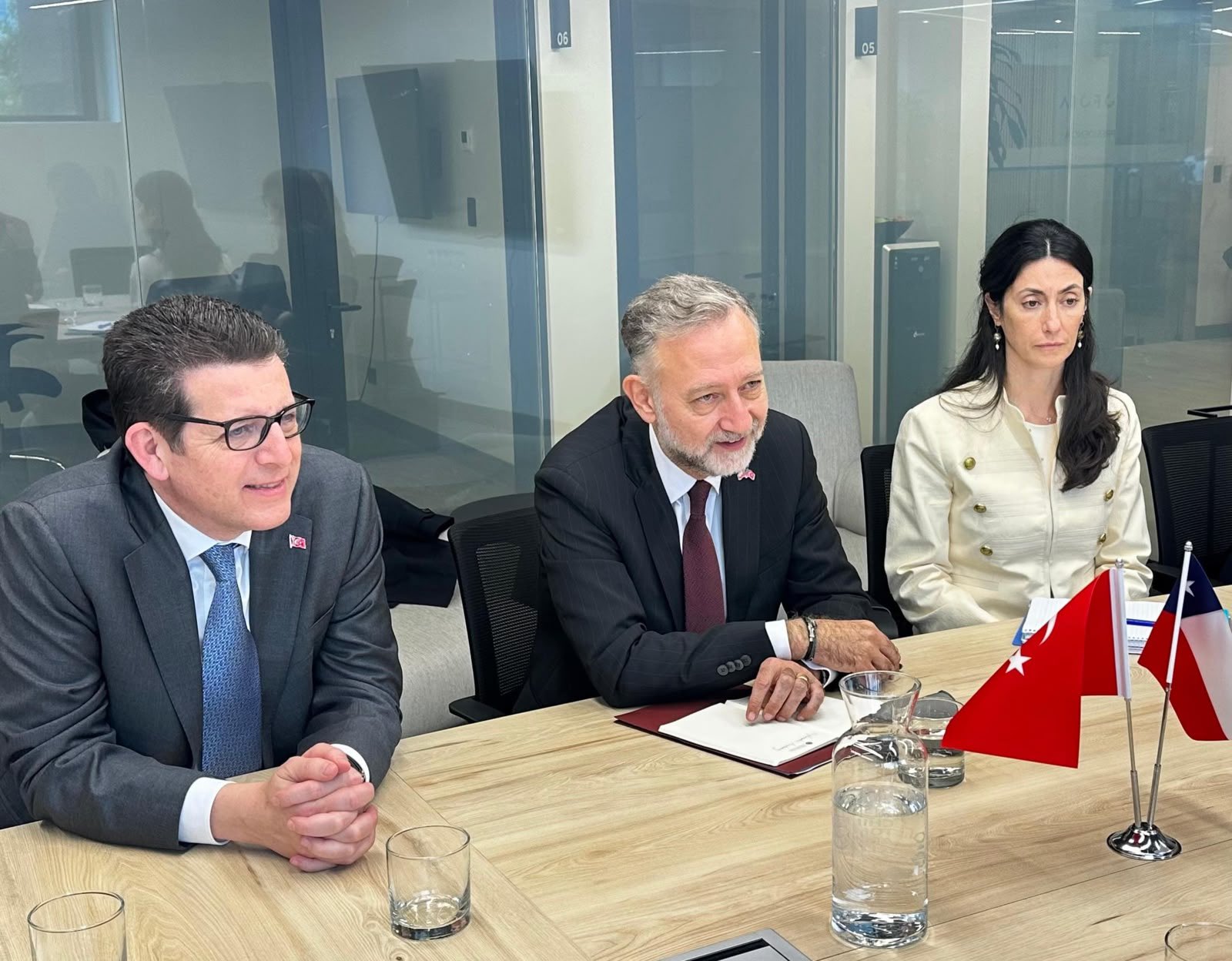 Gümrükçü meets SOFOFA Secretary-General Rodrigo Yáñez