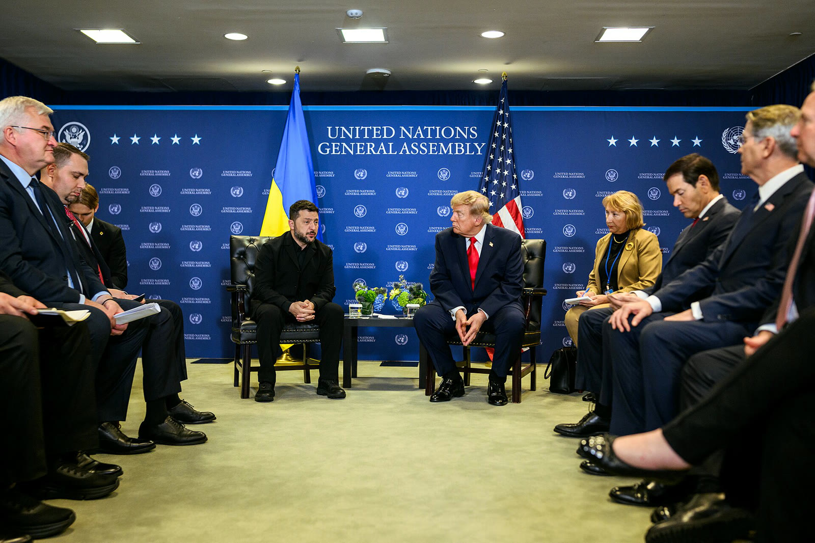 Trump ile Zelenskiy'nin Eylül 2026'da BM Genel Kurulu marjında görüşmesi (arşiv)