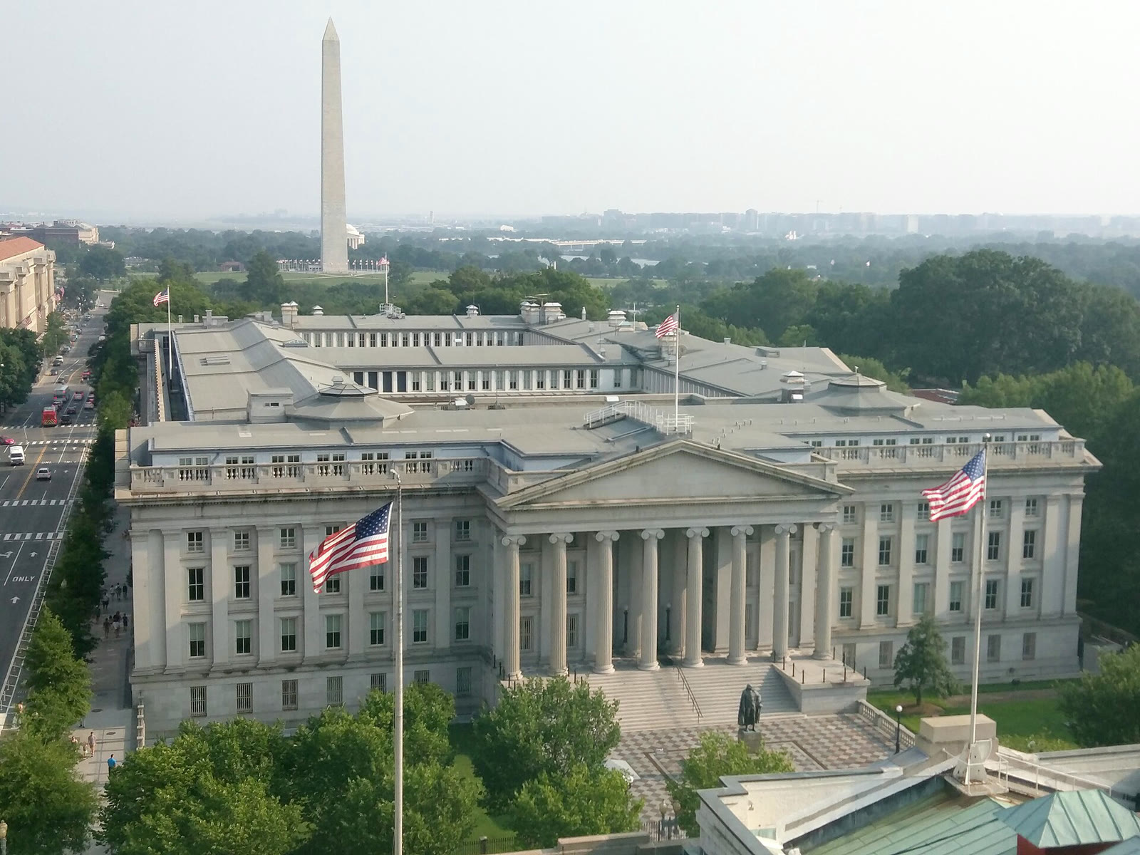 ABD Hazine Bakanlığı'nın Washington'daki binası (arşiv)