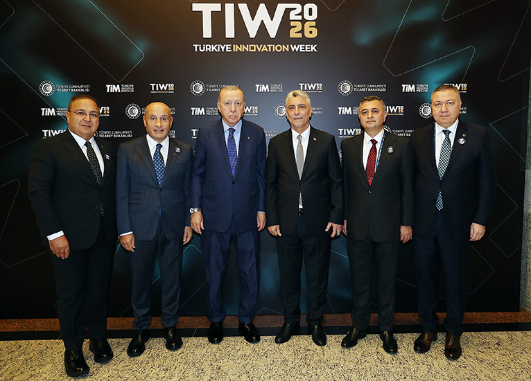 Эрдоган с руководством TİM на Неделе инноваций Турции