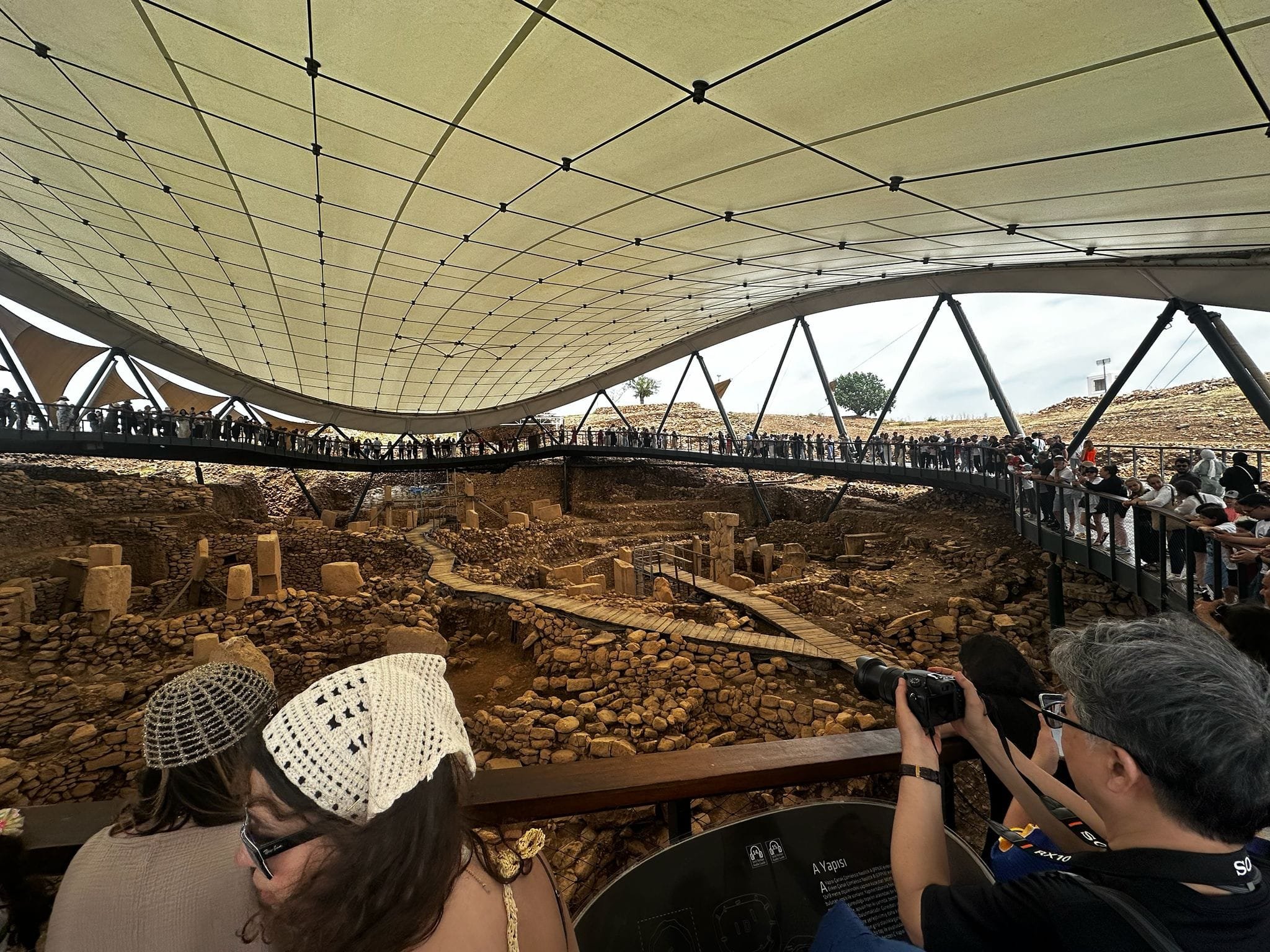 Göbeklitepe Örenyeri'nde ziyaretçiler