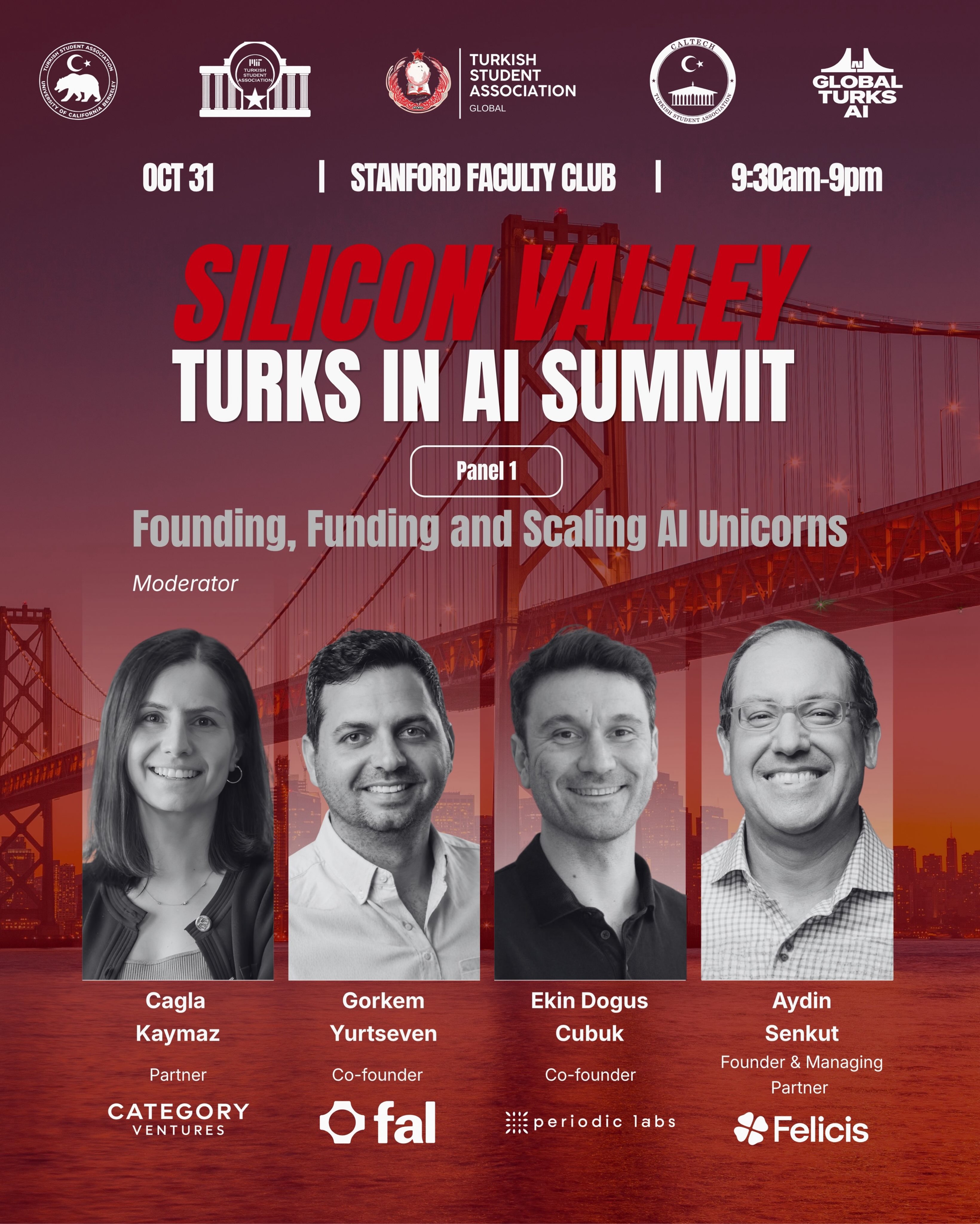 The summit's first panel, "Building, Financing and Scaling AI Unicorns"