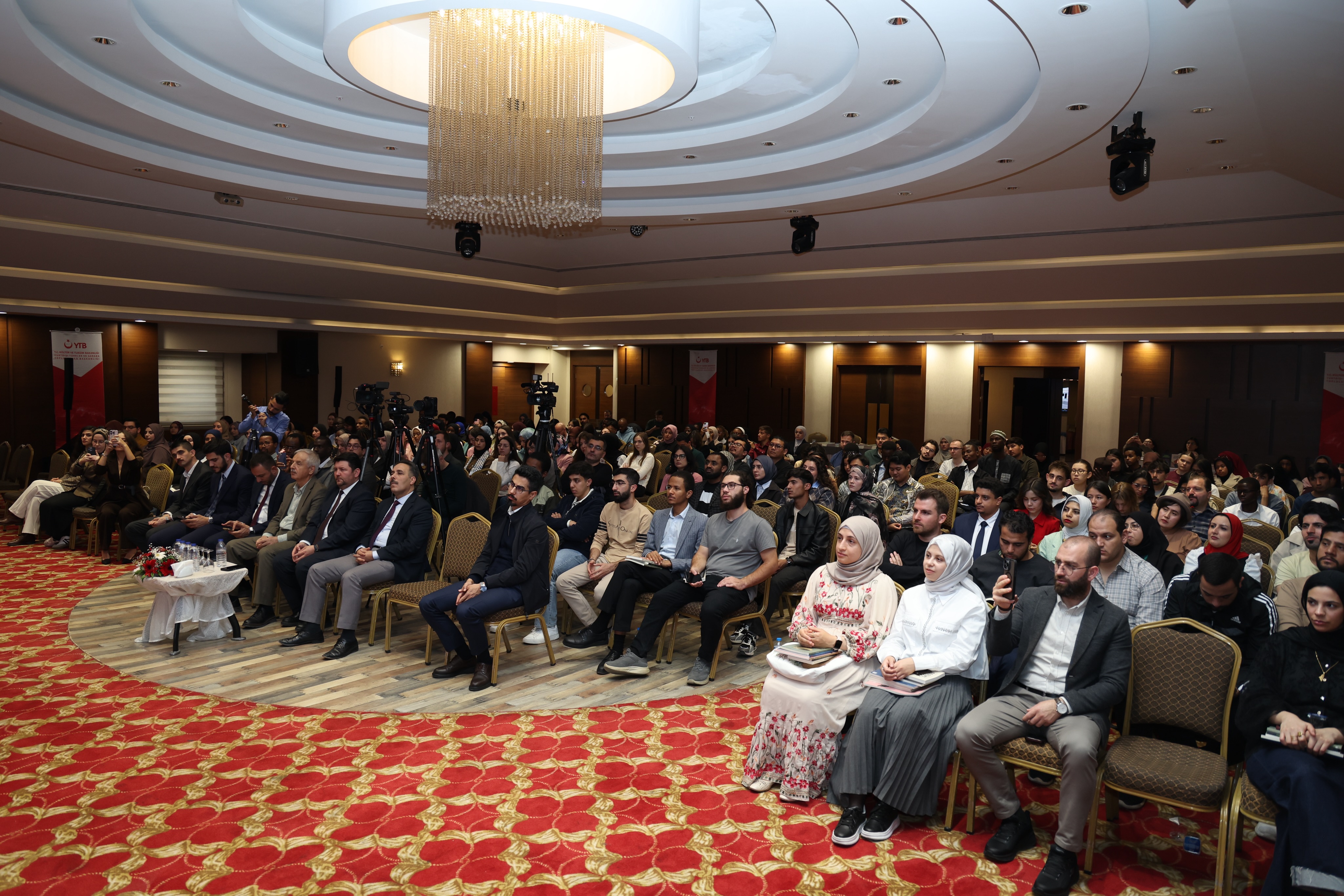 Participants watching the opening of the Young Writers’ Gathering in Konya