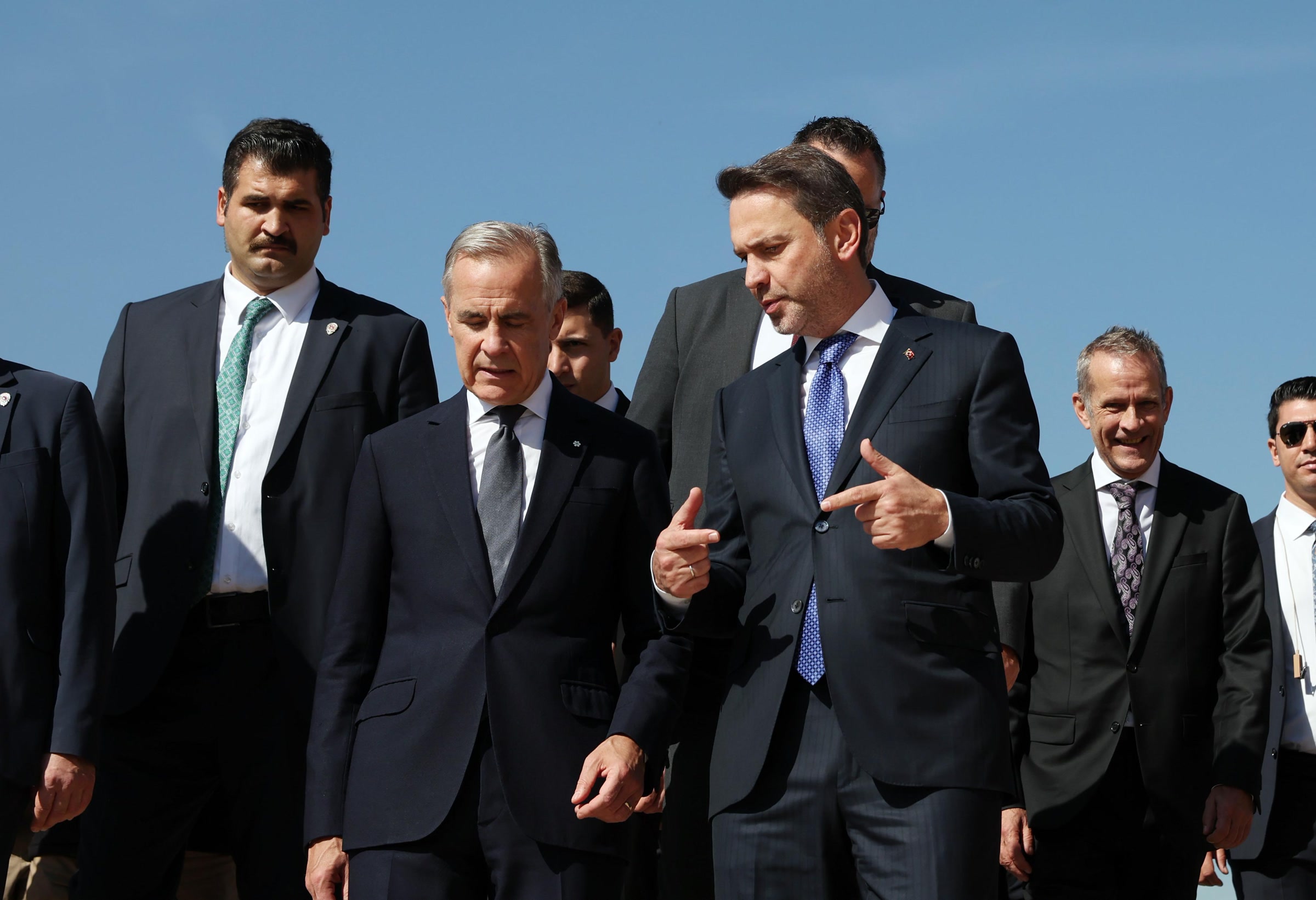 Carney ve beraberindeki heyet Anıtkabir'de